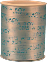 Printed Curling Ribbon - It's A Boy!