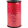 Printed Curling Ribbon - Red Hearts