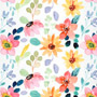 Watercolor Floral Cello - 40
