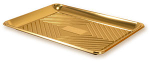 Gold Pastry Trays - 30 x 39.5 cm