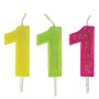 Small Glitter Number Candles - # 1