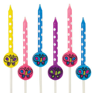 Cakedeco Candle Sets - Butterflies