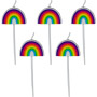Rainbow Candles On Picks
