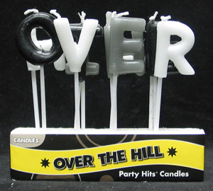 Over The Hill Letter Candle Sets