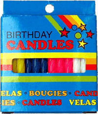 Spiral Candles- Pink