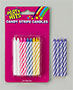 Striped Candles-Purple-Blister Card