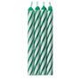 Striped Candles - Green-Blister Card