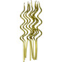 Gold Spaghetti Wave Candles