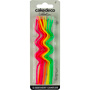Neon Spaghetti Birthday Candles-Asst