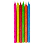 Glittery Bright Color Candles Asst.