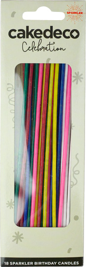 Sparkler Birthday Candles-Multi Asst