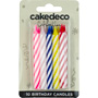 Large Striped Candles - Multi