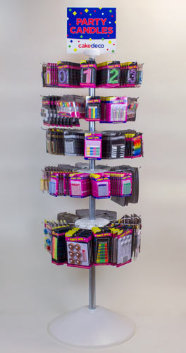 Floor Rack - Loaded - Large Glitter Numbers