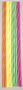 Slim Candles - Neon Striped