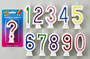 Number Candles-Assorted Colors-# 6