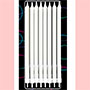 Party Shape Candles- White W/Holders