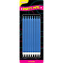 Party Shape Candles- Blue W/Holders