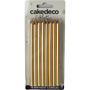 Party Shape Candles - Gold