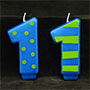 Crazy Number Candles- # 1