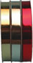 Metallic Satin Ribbon - Red