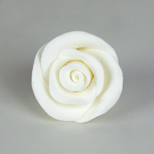 Elegance Gumpaste Rose Bud - White