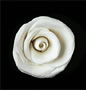 Elegance Gumpaste Medium Rose - White