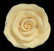 Elegance Gumpaste Medium Rose - Ivory