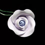 Tea Rose Single W/Wire- Small Lavender