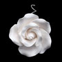 Tea Rose Single w/ Wire-Large White