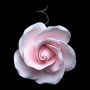 Tea Rose Single w/ Wire-Large Pink