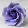 Tea Rose Single W/Wire- Large Lavender