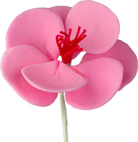 Magnolia Flower-Pink W/Pink Stamen