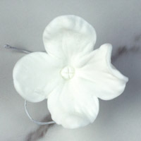 Hydrangea Singles-2 Sizes- White