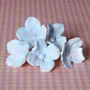 Hydrangea Singles-2 Sizes- Blue