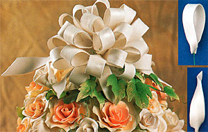 Ribbon Tails - Medium Plain White