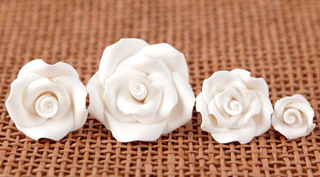 Petite Roses-Mixed Sizes-White
