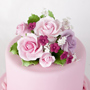 Garden Rose Topper Bouquet - Pink