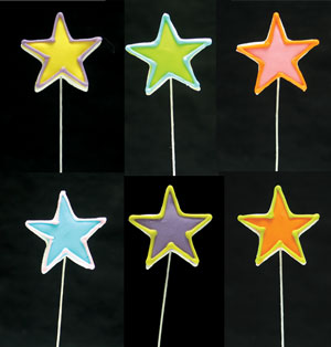 Stars on Wire - Medium Pastels
