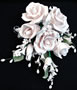 Garden Rose Spray - Jumbo - White
