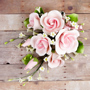 Garden Rose Spray - Jumbo - Pink