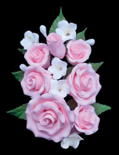 Formal Rose Spray - Pink