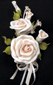 Tea Rose Spray - Peach-7