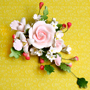 Tea Rose Spray - Large - Pink