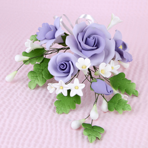 Tea Rose Spray - Large - Lavender