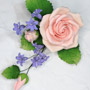 Chantilly Rose Spray - Pink