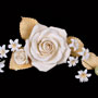 Chantilly Rose Spray - Ivory