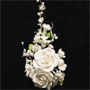 Open Rose Combo Spray - White