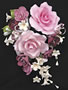 Open Rose Combo Spray-Mixed Colors