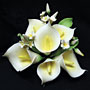 Jumbo Calla Lily Spray - Ivory