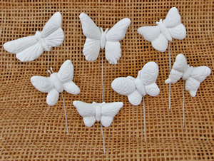 Butterflies - Small Asst. On Wire